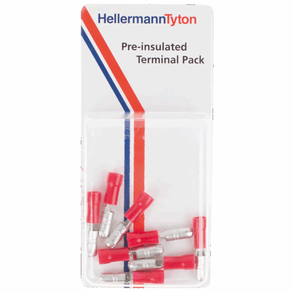 TERMPRPK24 – TERM DISCONNECT BULLET RED 1ULM4 P/8