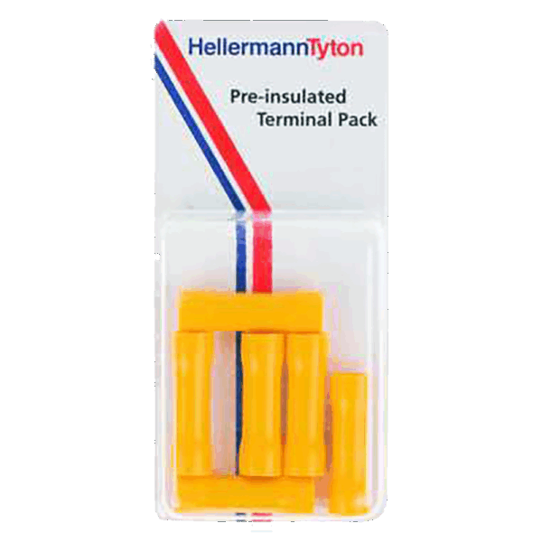 TERMPRPK40 – TERM BUTT CONNECTOR YELLOW 3UT P/6