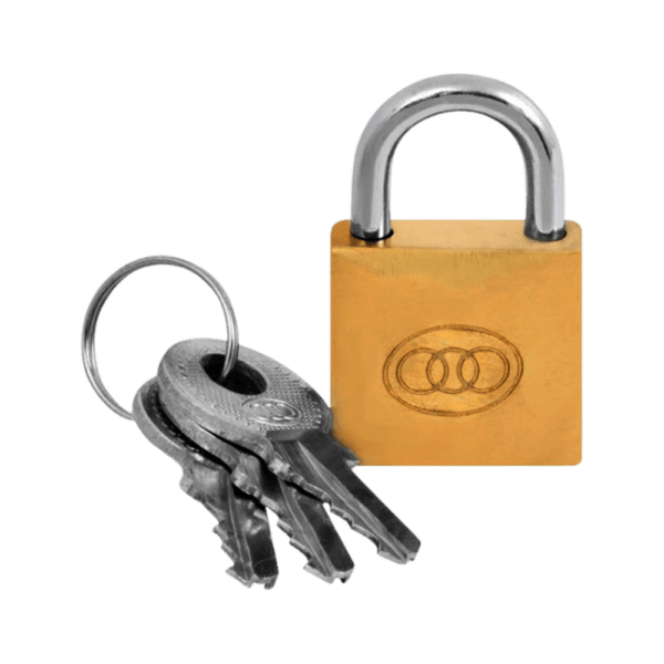 TRC2210 – PADLOCK TRI BRASS PP 25MM #262
