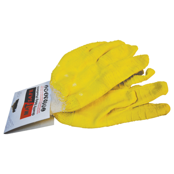 WAN0220 – GLOVE MATSAFE LATEX KNIT YELLOW