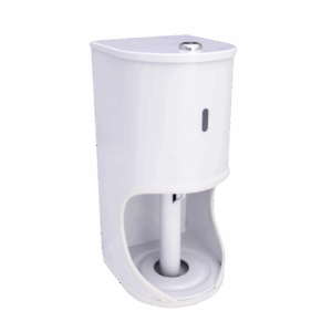 WATR-1002 – TOILET ROLL HOLDER LOCK 2TIER WHITE