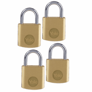 Y110B-40-122-4 – PADLOCK YALE BRASS 40MMP4 Y110B/40/122/4